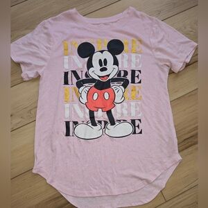 Disney Pink Mickey Mouse Kids T-Shirt